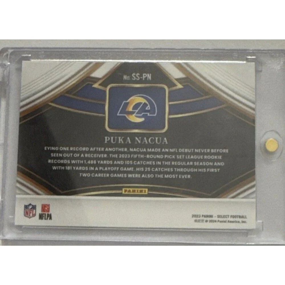 Puka Nacua 2023 Select Snapshots Rc Rookie Card #SS–PN LA Rams